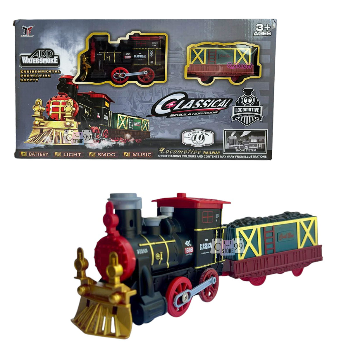 Miniatura 4 de Tren Clásico Decoración Navideña